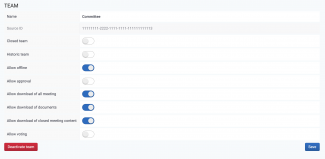 Allow download of closed meeting content