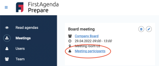 Add meeting participant