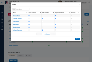 Adding/removing users to a team under "users"