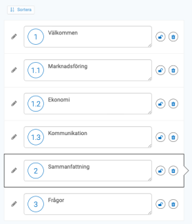 Numrering som inte kan sorteras automatiskt (1.1, 1.2, 1.3)