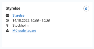 Mötedeltagare