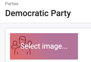 Select image button