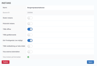 Lägg till FirstAgenda Live i appen för slutanvändare 