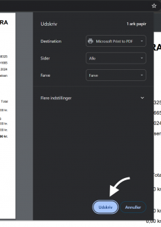 Klik på udskriv