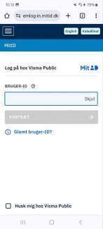 Skriv dit MitID bruger-id