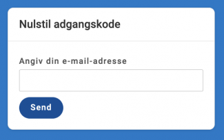 Skriv e-mail og klik på 'send'