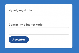 Skriv ny adgangskode