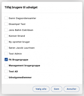 Tilføj brugergruppe