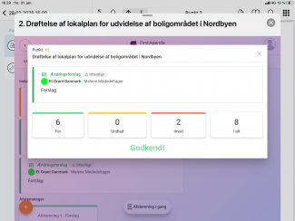 Afstemningsresultat