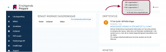 Se rullgardinsmenyn här i Prepare – tryck i övre högra hörnet.
