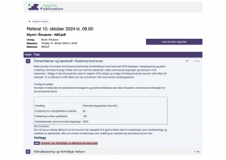 Skærmbillede av FirstAgenda Publication – Mer presise søkeresultater i vedlegg og PDF-punkter