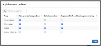Slik tilpasser du e-postvarslene dine